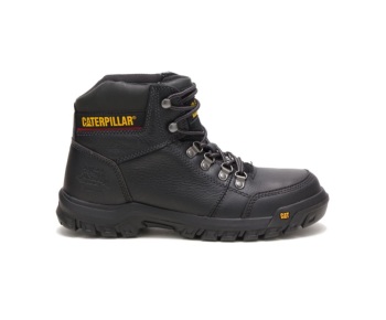 Caterpillar Kängor Sverige - Outline Steel Toe Arbetsskor Herr Svarta EMC-432670